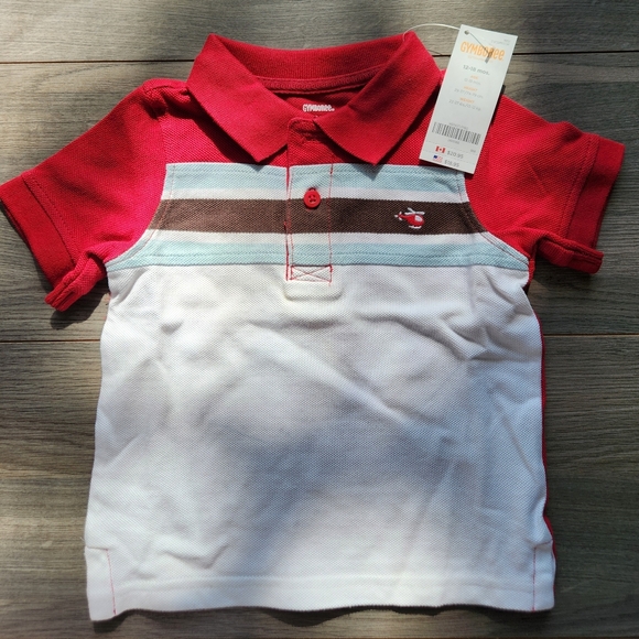 Matching Polo, Tee, and Shorts with Helicopter Appliques - Picture 6 of 14